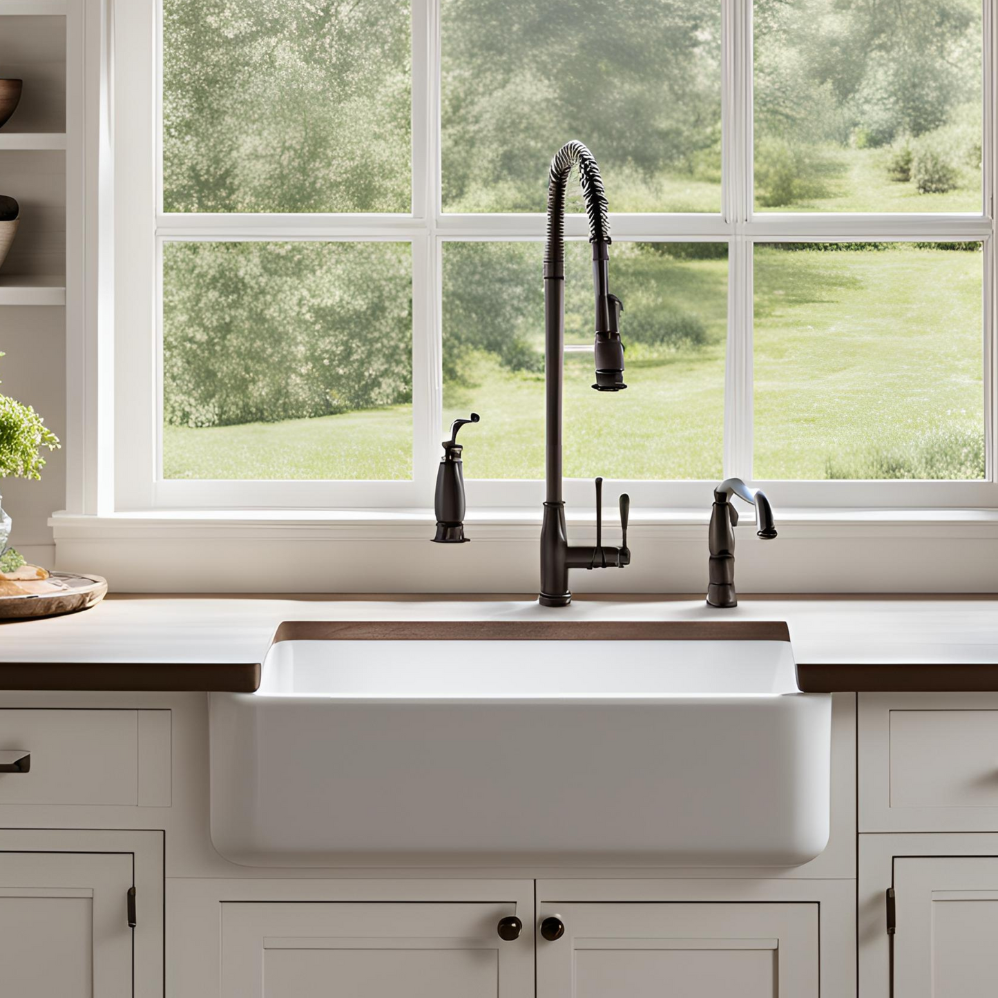 Brixton Hall 30" Fireclay Farmhouse Sink